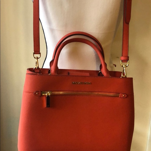 michael kors hailee crossgrain leather satchel